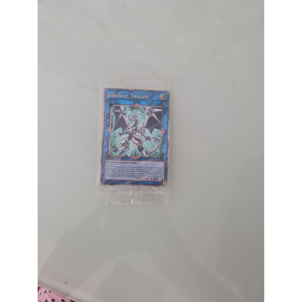 Firewall Dragon" trading card from the Yu-Gi-Oh! TCG, specifically the 2018 Mega